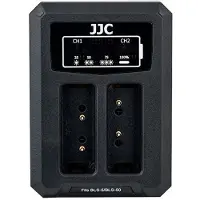 JJC DCH-BLS5 USB Dual Battery Charger (voor Olympus BLS1/BLS5/BLS50)