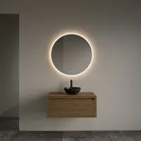 Gliss Design Ares badmeubel 70cm castle brown zonder waskom