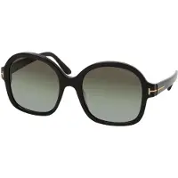 Tom Ford Smoke Lens glanzende zwarte zonnebril