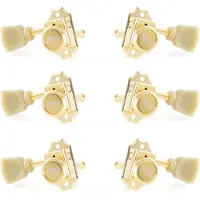 Fame 373KSK Locking Tuners 3+3 Gold - Stemmechaniek voor gitaar