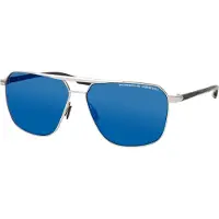 Porsche Design Zonnebril - - P8949 - Palladium - Metaal - Ronde montuur