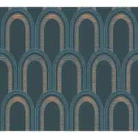 Architects Paper AP Arcade - Petrol - Retro - 391763