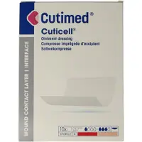 Cutimed Cuticell 7,5 x 7,5 cm 10 St Pleister