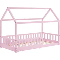 Juskys Kinderbed Marli - 90 x 200 cm - Roze