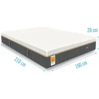 Droommatras Matras ESLA Vitaal Gelfoam Pocketvering 160x210 dikte 26 cm