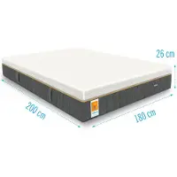 Droommatras Matras ESLA Vitaal Gelfoam Pocketvering 80x200 dikte 26 cm