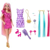 Mattel Fun And Fancy Hair Jdc85 Doll Roze Kinderen