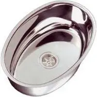 Goldenship Oval Sink Zilver 26 x 39 cm