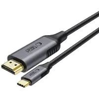 Tech-Protect Ultraboost kabel, Type-C naar HDMI 2.0, 4K 60Hz, 180 cm, zwart