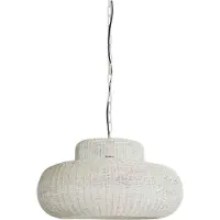 Light & Living Metalen Hanglamp Piedra Ø 59cm Creme