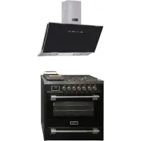 Kaiser - gasfornuis - afzuigkap - 90 cm - HGE 93505 S - AT 9430 F ECO - afzuigkap 90 cm