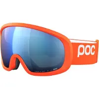 POC Skibril Unisex Fovea Wide Fit Zink Orange/Partly Sunny Blue