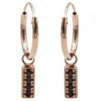 Karma -Oorring-Symbool-Zirkonia-Rectangle-Rose-M2636B