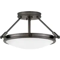 HINKLEY LED Plafondlamp Collier | 3X E27 Max 40W | Black Oxide