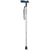 Timago alu wandelstok verstelbaar zilver