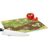 KitchenYeah Glazen Snijplank - 28x20 - Steenbok - Design - Astrologie - Snijplanken Glas