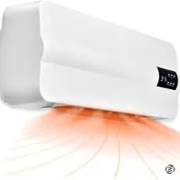 Equivera Wandkachel - Wandverwarming Elektrisch - Keramische Kachel - Heater Kachelventilator - Premium