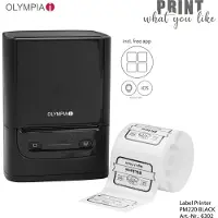 Olympia 6302 Labelprinter Warmtetransmissie 203 x 203 dpi Etikettenbreedte (max.): 54 mm