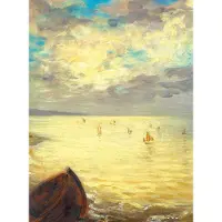 A.S. Création Fotobehang Delacroix - The Sea DD119136 Designwalls Blauw Vlies 192 X 260 cm (4 delen) 3D Fotobehang op maat