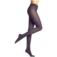Falke Pure Matt eenkleurig materiaal ondoorzichtig 50 DEN panty dames rood - maat S