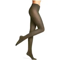 Falke Pure Matt eenkleurig materiaal ondoorzichtig 50 DEN panty dames groen - maat M