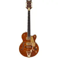 Gretsch Limited Edition Falcon Center Block Jr. with Bigsby Roundup Orange Stain - Semi-akoestische gitaar