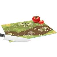 KitchenYeah Glazen Snijplank - 39x28 - Steenbok - Design - Astrologie - Snijplanken Glas