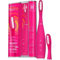 Foreo ISSA 4 Sonische Elektrische Tandenborstel – 4-in-1 Oplaadbaar met Extra Borstelkop, Zachte Haren, Langdurig Gebruik, Zachte Reiniging - Fuchsia