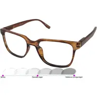 Vista Bonita Leesbril Cubo Photochromic-Amber Dawn-+4.00