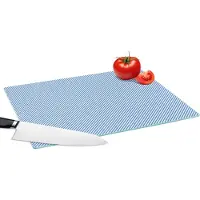 KitchenYeah Glazen Snijplank - 39x28 - Broek - Structuur - Denim - Patronen - Snijplanken Glas