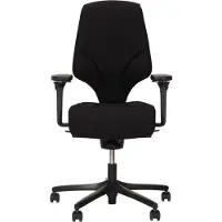 Giroflex Bureaustoel 64-7778 3578 Comfort - Stof Zwart - Voetkruis Zwart - 4D NPR Armleggers