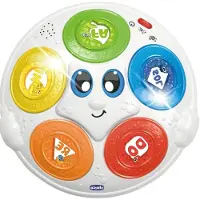 BOG Harry De Drum Speelgoed - Educatieve Muziektrommel - Lichtgevende Knoppen - Verschillende Liedjes - 2 Spelmodi - Muziekinstrument Voor Peuters - Voor Baby’s Vanaf 6 Tot 36 Maanden - Meerkleurig