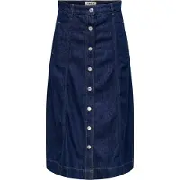 Only Tall Rok blauw