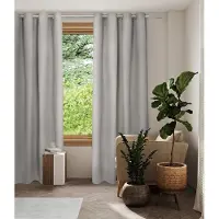 Home Style Thermisch Gordijn – Lichtdoorlatend – Met Ringen – 140x250 cm – Naturel