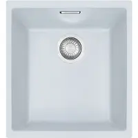 Franke Sirius - SID 110-34 tectonite spoelbak, 37x44 cm, wit 125.0363.784