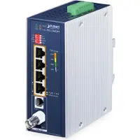 Planet IVC-234GPT, VDSL2 industriële Ethernet-converter, 4x 1Gb 802.at PoE+, profiel 17a/30a/35b, G.993.5 G.Vectoring, G.INP
