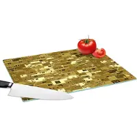 KitchenYeah Glazen Snijplank - 39x28 - Afrika - Patronen - Huis - Snijplanken Glas
