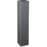 Pottery Pots Bloempot Natural Yenn M Grey 25 x 25 x 125 cm
