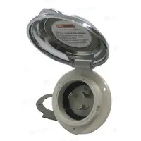 Marinco Power Inlet 3c 30a 125v Zilver