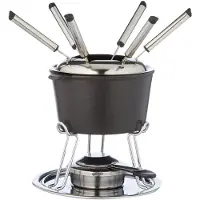 kela Fondueset Comore voor 6 Personen Zwart 800ml