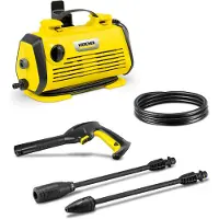 Kärcher Hogedrukreiniger Karcher K 3 Horizontal Plus - Druk 120 bar - Debiet 380 l/h - Stabiliteit in horizontale positie