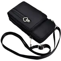 INF Schoudertas voor mobiel Black
