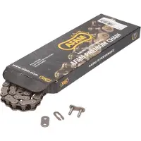 Afam Chaine de transmission 420 A420M acier 140 maillons