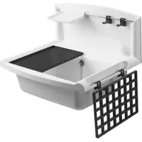 Marley tuit, multifunctionele wastafel, wasbak, werkplaatsbak, kunststof bekken, functionele wastafel