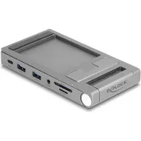DeLOCK 88199 Tablet und Notebook Dockingstation 4K mit int. Halt.
