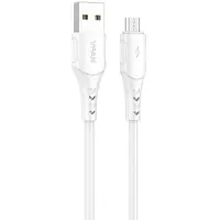 Vipfan Vfan Kleurrijke X12 Usb Naar Micro-Usb-Kabel, 3A, 1 M (Wit)