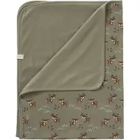 Fresk babydeken Deer Olive unisex