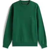 Tommy Hilfiger Sweatshirt 'ESS SEASONAL' donkergroen