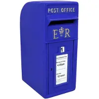 MonsterShop Royal Mail Postbus Gietijzeren Pilaar ER Kantoor Briefpost Muurbevestiging Postal