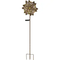 Globo Deco-solarlamp buiten 36578, bruin / roest, metaal, solar tuinverlichting
